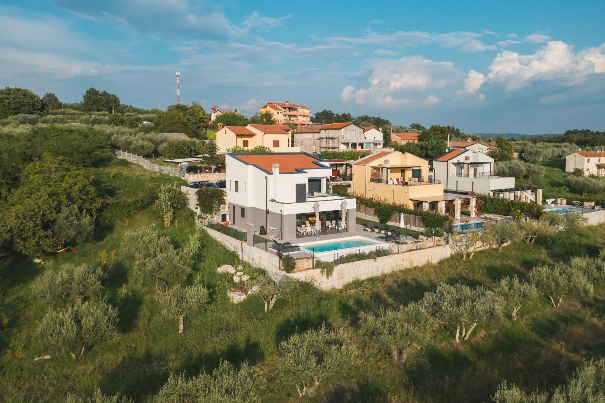 Villa Boiky - Private Pool And Amazing Sea View, Istria Materada Eksteriør billede