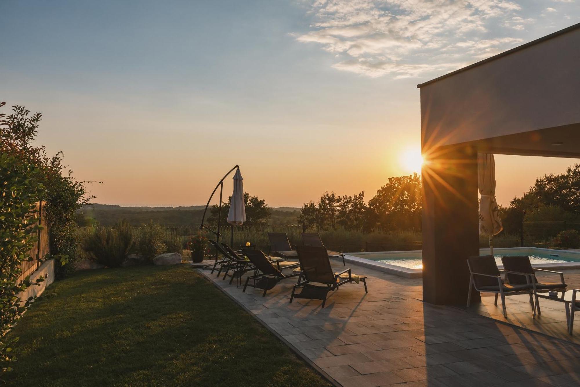 Villa Boiky - Private Pool And Amazing Sea View, Istria Materada Eksteriør billede