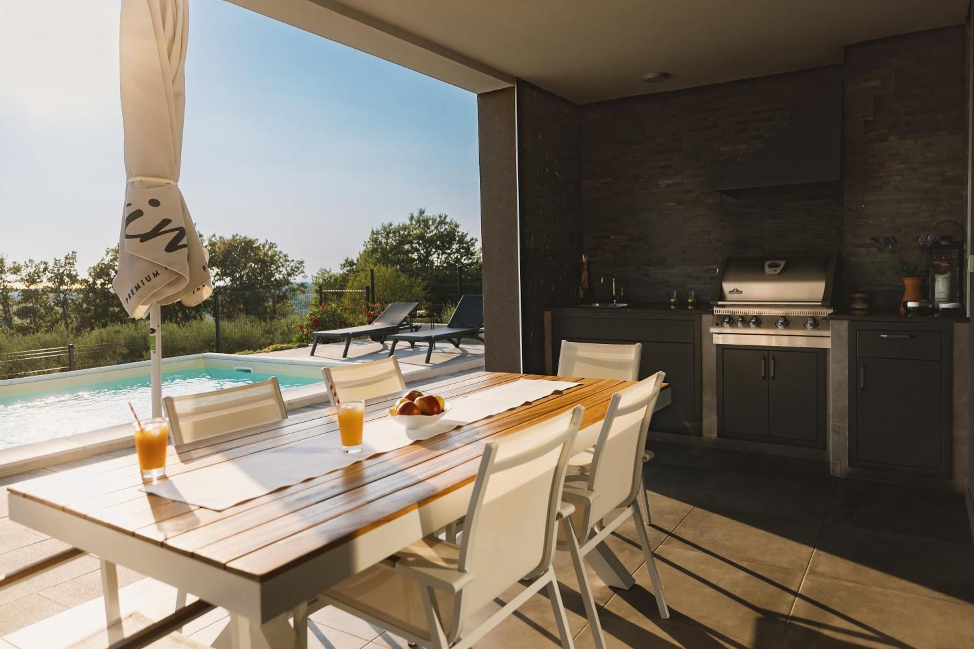 Villa Boiky - Private Pool And Amazing Sea View, Istria Materada Eksteriør billede